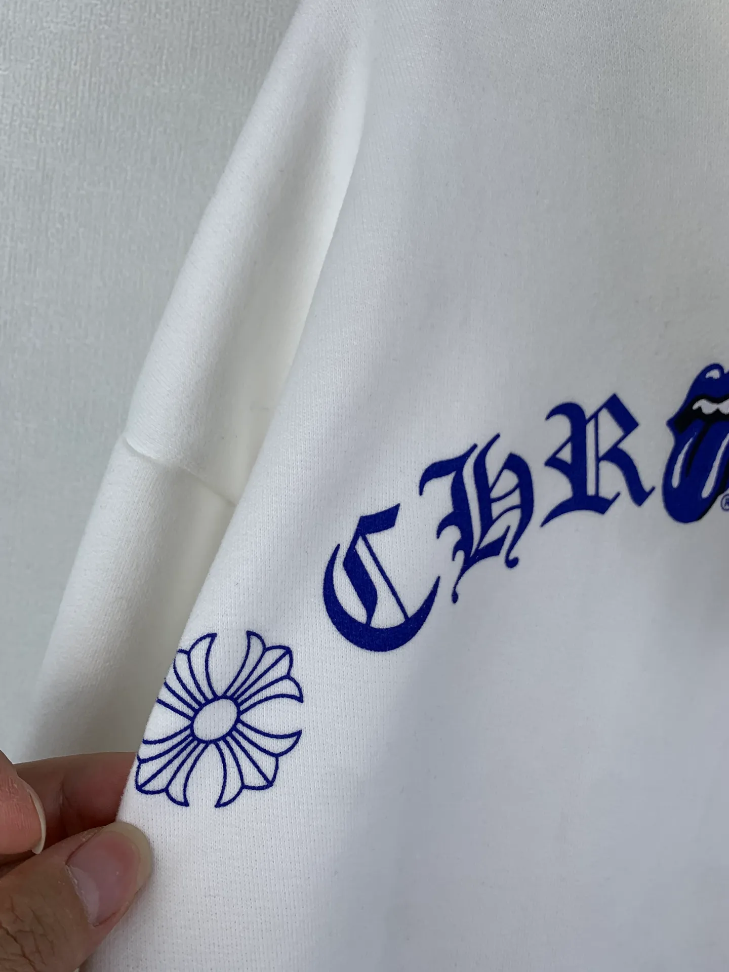P470 Chrome Hearts hooded glue-printed sweatshirt jacket 380g cotton fleece sweatshirt material, 420g 1*1 matching high-end fashion brand rib fabric fermentation washing, glue printing, customized 1:1 hood rope, customized 1:1 zipper, customized 1:1 trademark, loose fit Size: S M L XL